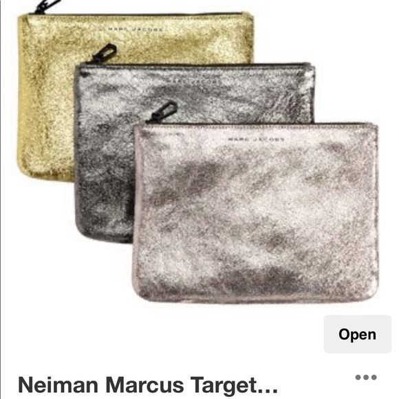 Marc Jacobs Bags Marc Jacobs Target Collection Gold Cosmetic Bag